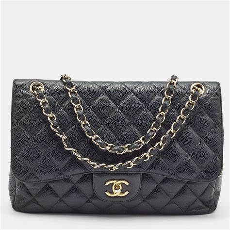 black chanel flap|Chanel flap bag jumbo.